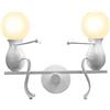 KAWELL Humanoid Applique da Parete Moderna Lampada da Parete Lampada a Muro | Creativo Applique Candelabro, Art Deco, Max 60W E27, per Stanza dei Bambini Camera da Letto Scale Soggiorno