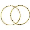 Arranview Jewellery Orecchini a cerchio, in oro giallo da 9 kt e Oro giallo, colore: Gold, cod. AV-GH22-LWDC-NEW