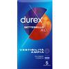 DUREX Profilattico Durex Settebello xl 5 Pezzi