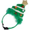 SEWOART Fascia Per Chioma Natalizia Per Animali Domestici Fascia A Forma Di Albero Per Vacanze Cane Gatto Costume Di Natale Per Animali Domestici