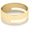 Calvin Klein Braccialetto rigido da donna Collezione GEOMETRIC ESSENTIALS in Acciaio Inossidabile e Oro Giallo