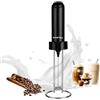WINETELL Montalatte elettrico ricaricabile portatile, schiumalatte per caffè con supporto di ricarica USB C, frusta potente, miscelatore di bevande per latte macchiato, cioccolata calda, matcha, ecc