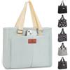 HSHRISH Borsa Termica Porta Pranzo Donna, Grande Impermeabile a prova di perdite Borsa Frigo Pranzo Ufficio,Shopping Scuola Viaggi Campeggio Picnic, 15L erba verde