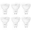 DiCUNO Lampadina GU10 dimmerabile, LED 4,2W equivalente a lampada alogena da 40W, Bianco neutro 4000K, 305lm, Angolo del fascio 38°, 230V, Faretto LED dimmerabile gu10 per bagno, 6 Pezzi