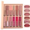 Petansy 6 colori gelatina rossetto a forma di cuore, set di rossetti per labbra, balsamo per labbra ultra idratante, lucidalabbra per donne (B)