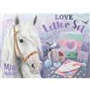 Depesche 12969 Miss Melody Love Letter Set - Cassetta delle Lettere a Mano con Disegno di Un Cavallo, Set di Scrittura con cancelleria, Buste, Adesivi, francobolli e Molto Altro.
