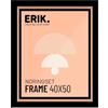 Grupo Erik Cornice 40x50 cm Nera - Portafoto da Parete in MDF Effetto Legno per Poster, Quadri, Puzzle o Foto | Cornice da Parete con Accessori per Appendere Inclusi e Packaging Protettivo