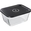 Küchenprofi EASYFRESH Contenitore sottovuoto XL | Vetro infrangibile | Conservare gli alimenti con pompa a vuoto | Scatola sottovuoto con coperchio in plastica | ermetica e antigoccia | forno e