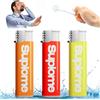 Hpbaggy Accendino a pistola ad acqua, 3 pezzi, accendino, pistola ad acqua, giocattolo adatto per oggetti di scena, scherzi, piccoli giocattoli, feste, piscine