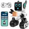 anysun Giocattolo Robot per Bambini, Intelligenti Robot RC con Touch, APP e Telecomando, Robot Programmabile, Camminante, Ballante, Cantante, Parlante, Regalo per Ragazzi e Ragazze