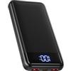 LGXS Power Bank, Slimmest 22.5W QC 4.5A Powerbank 13800mAh PD3.0 USB C (Ingressi/Uscite), Caricatore Portatile Ricarica Rapida Batterie Esterna Compatibile con iPhone 16 15 14 13 12 11 Huawei etc.