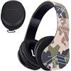 PowerLocus Cuffie Bluetooth per Bambini, PowerLocus P2 Cuffie Wireless Over-Ear, Cuffie Bluetooth 5.0 Pieghevoli, limite di volume di 85 dB, con Microfono, Micro SD, Cuffie Wireless e cablato,Custodia da viaggio
