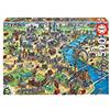 Educa - Adult 500 London Map Puzzles 500 Cartone | Puzzle genuino 18451. | Puzzle per Adulti e Giovani Amanti del Puzzle