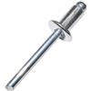 AERZETIX - Set di 50 rivetti ciechi standard Ø6.4x12mm alluminio/acciaio - DIN 7337 A - rivetto pop a rottura stelo - C48323