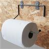 Parpyon® Nuovo Portarotolo industriale a muro porta asciugamani bagno per rotoloni asciugatutto Ideale in cucina, garage, palestra, per bobina carta asciugamani monouso (Mod.3)