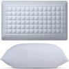 DREAM HAVEN Cuscino Alto 18 cm in Memory Foam, Antirussamento e Antireflusso, Cuscino Cervicale per Dormire con Federa Refresh Antiacaro e Anallergica, Cuscino Letto Ergonomico Made in Italy (1)