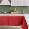Generico Susanna Home Tovaglia Jacquard Queen in Microfibra Antimacchia e Idrorepellente (Quadrata 140x140, Bordeaux)