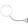 Mirrorvana Specchio da doccia flessibile antiappannamento con ventosa, piccolo modello da bagno a parete senza adesivo e infrangibile per rasatura (17 cm)