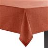 Flowen Tovaglia Plastificata Antimacchia Rettangolare 140x240 Cotone Resinato Effetto Carta Antiscivolo Proteggi Tavolo Arredo Casa Interno Esterno Cucina Copritavolo Pranzo Tinta Unita