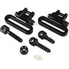 Hzyclzh 2 Pezzi Sling Swivels, Fucile Fionda Girevole, Cinghia Girevole a Sgancio Rapido, Con Viti con, 2 Rondelle ad Anello Bianche, per Canne di Pistola e Attrezzi da Caccia