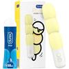 Durex Play Sorbett-Oh, Massaggiatore a 3 Sfere, 8 Velocità Regolabili e Waterproof + Gel Feel Lubrificante Intimo a Base d'Acqua, 50 ml