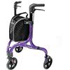 NRS Healthcare Freestyle P64077, deambulatore a 3 ruote, ultra leggero, 5 kg, viola, medio