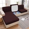 RTSFKFS Copri Cuscini Elasticizzato Copertura del Divano Copridivano con Penisola Separati Fodera Cuscino Sedile Divano Separati Jacquard Lavabile Sofa Cover ( Color : #27 , Size : L shaped couch cover )
