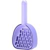 bephible Innovativa paletta per lettiera per gatti con sacchetto della spazzatura, strumento di pulizia efficiente per tutte le lettiere per gatti, viola