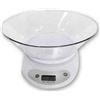 Bilancia da Cucina Pyramidea BC135B - con Piatto Trasparente - Colore Bianco