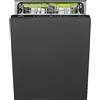 Smeg Lavastoviglie 14 coperti da 60 cm nero scomparsa totale - ST353BQL