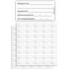 ^RTERBY'S Arterby's® - 350-700 - 1000 + 50 - Etichette Congelatore Alimenti Haccp Italiano Prestampate - Adesive 25x50mm Con Scheda Prodotto Personalizzabili - Quantità Scadenza (COL1, 350 Pz)