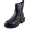 Toocool Stivali anfibi uomo Scarpe chelsea beatles militari biker Stivaletti Y130 [45,nero]