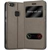 Cadorabo Custodia Libro per Huawei P10 LITE in BRUNO PIETRA - con Funzione Stand e Chiusura Magnetica - Portafoglio Cover Case Wallet Book Etui Protezione