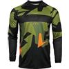 DBHDG Maglia da Ciclismo Uomo Maniche Lunghe MTB Tops Traspirante Abbigliamento MTB per Bici Mountain Bike, T-Shirt da Corsa Motocross BMX (Nero,M)