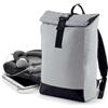 Hole Gadget | Zaino Personalizzato Rolltop Alta Visibilità Ryanair 26x43x13 da 15 Litri Sacca Personalizzata con Nome, Bagaglio a Mano da Viaggio Trekking Lavoro Uomo Donna