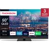 Thomson Smart TV 50 Pollici 4K Ultra HD Display QLED Plus Sistema Google TV DVBT2/C/S2 Classe F Wi-Fi colore Nero - 50QG6C14