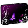 PEDEA Borsa Custodia per Laptop 15,6 pollici (39,6 cm) neoprene, Purple Butterfly