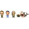 SD TOYS Dirac JAWS: POKIS FIGURE 4pk - BRODY,HOOPER, QUINT, AND SHARK, Standard