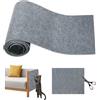 Bieiyhe Tappetino Tiragraffi Autoadesivo,Tappeto Tiragraffi per Gatti,DIY Climbing Cat Scratcher,Antigraffio Gatto Divano Stoffa,Tiragraffi Divano per Gatti,Proteggi Divano Gatti Graff -grigio Chiaro