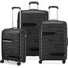 MODO BY RV RONCATO Modo By Roncato MD1 Set 3 Trolley Espandibile Black