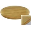 Wooden World Tagliere rotondo per pizza, piatto da portata in legno massiccio, 30 cm