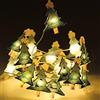 Zarivy Ghirlanda a batteria fissa con 20 LED decorativi natalizi 1,05 m di lunghezza. Disponibile in colori e modelli assortiti, perfetto per illuminare le tue feste.