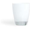 Excelsa Happy Color Set 2 Bicchieri ml.300, Vetro, Bianco