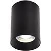 WatioWave Faretto SUPERFICIE ALLUMINIO GU10 ERYX NERO