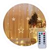 WatioWave Tenda LED con stelle 3,5 m 8 funzioni luce calda IP44