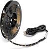 Blendend Striscia luminosa USB 4.9 W 2 m 2700 K 120 LED per illuminazione ambientale, decorazione e uso in casa o ufficio.