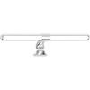 BRILONER - Lampada da specchio a LED per bagno con montaggio 2 in 1, protezione dagli spruzzi d'acqua IP44, bianco neutro 4.000K, lampada per bagno, 55 cm, cromo