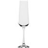 LA PORCELLANA BIANCA - Flute in vetro, capacità 180ml, collezione Riserva