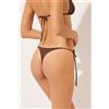 Calzedonia Perizoma Costume Shiny Satin Marrone