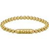 BOSS Jewelry Braccialetto di perline da uomo Collezione SPHERE METAL in Acciaio Inossidabile, Oro Giallo e Nero